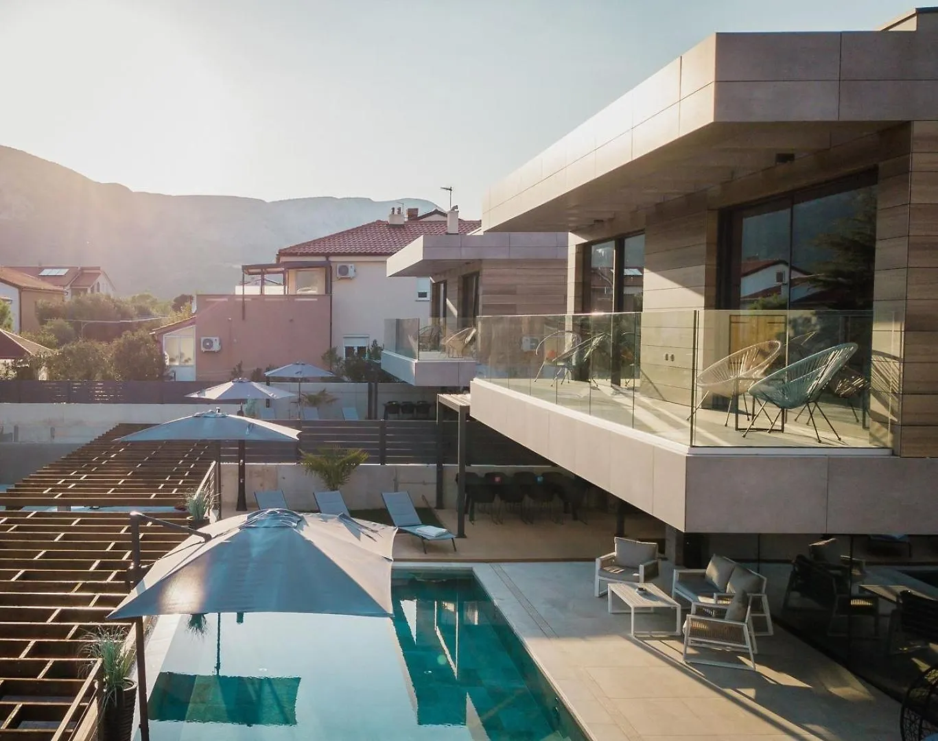 באסקה Luxury Villa Pearl 1 With Infinity Pool